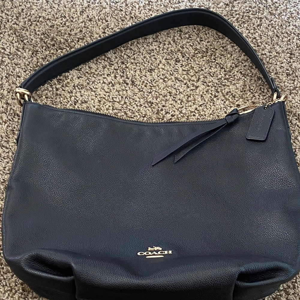 Coach Leather Hobo Bag